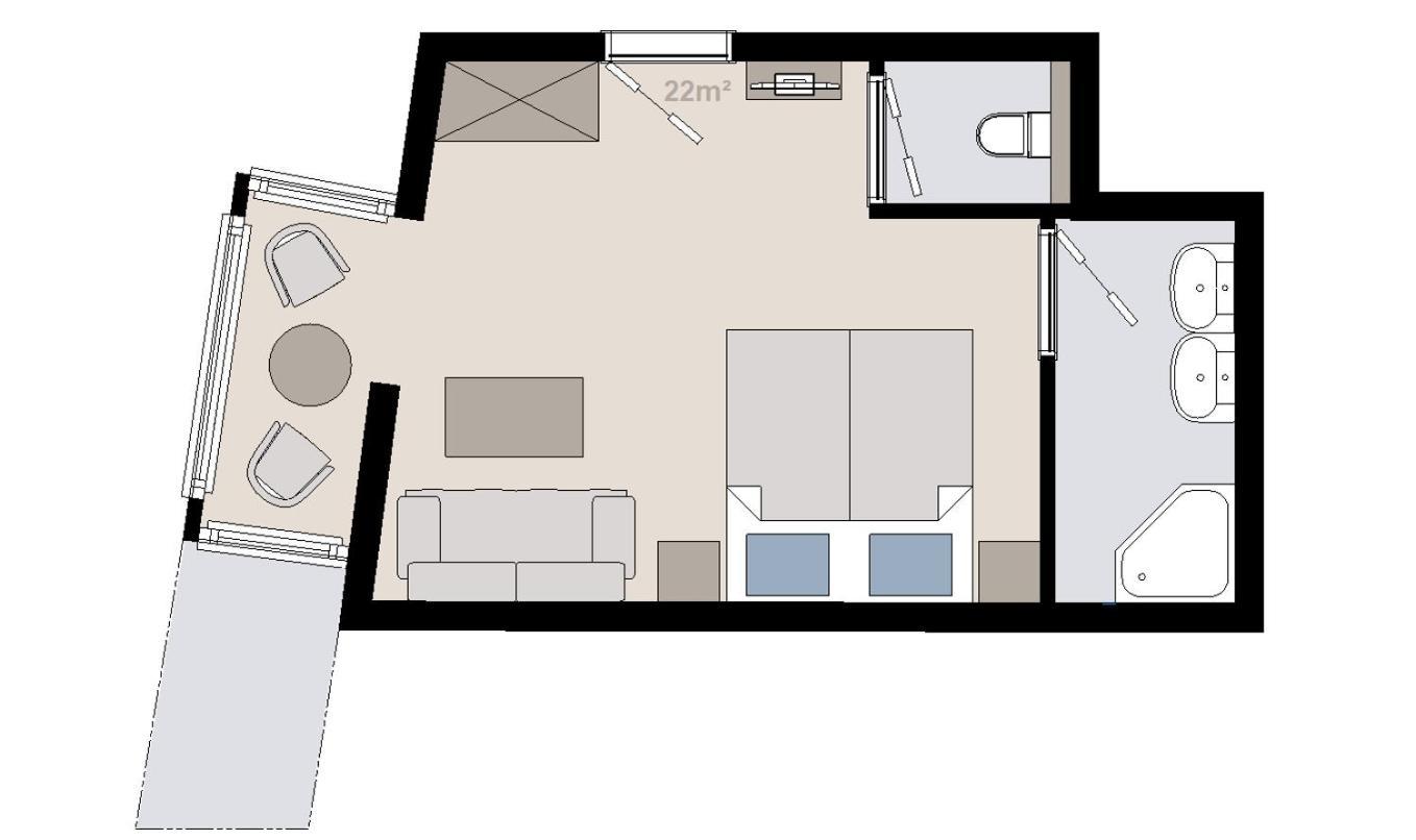 Comfort Double Room with Balcony