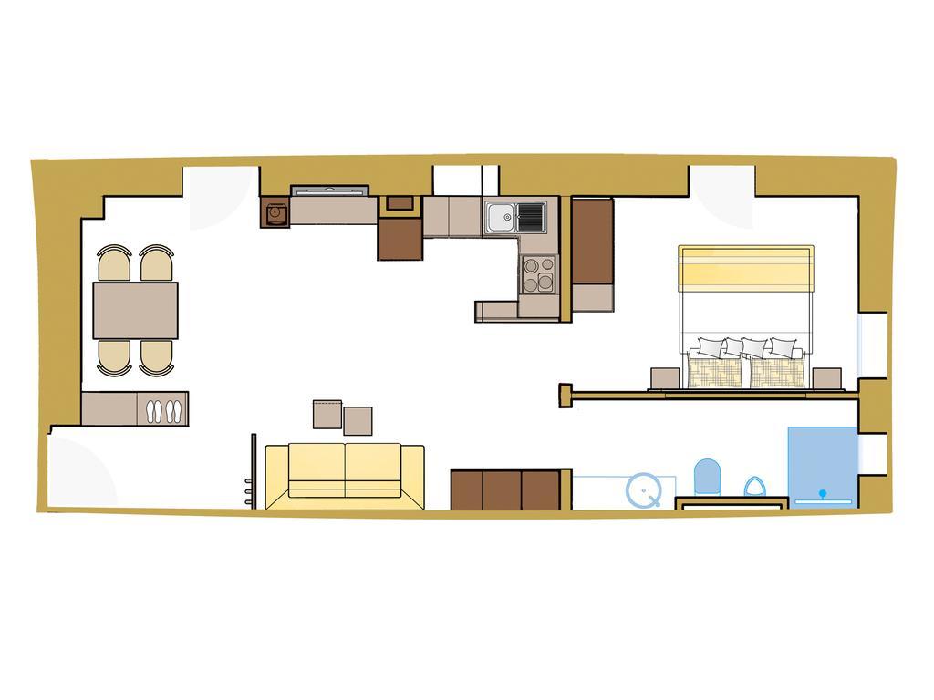Deluxe One-Bedroom Apartment Mirabell