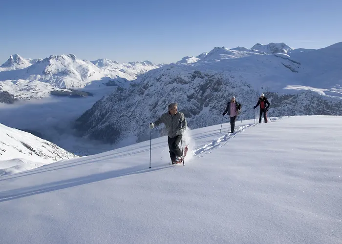 Fernsicht Alpen-Apartments Lech am Arlberg, Austria